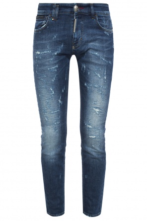 Jeans with embroidered tiger motif, zdjęcie 1 Jeans with embroidered tiger motif od Philipp Plein